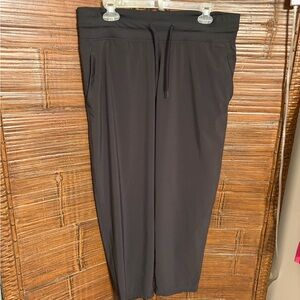 Free Fly Black Casual Polyester Pants